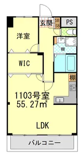 グローリア初穂横浜(11階)【11階】の間取り