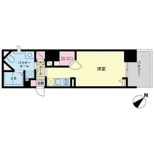 グロースメゾン新横浜【4階】の間取り