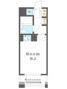 ダイアパレスグランデージ大倉山弐番館B棟【2階】の間取り