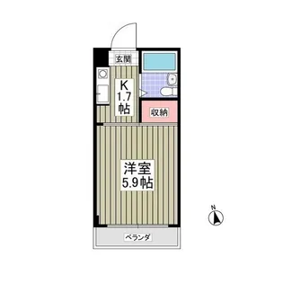 シャトール田口戸塚Ⅱ【3階】の間取り