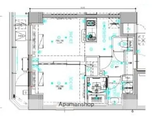 リヴシティ横濱蒔田壱番館【6階】の間取り