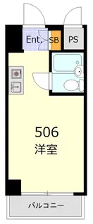 ライオンズマンションヨコハマ戸部【5階】の間取り