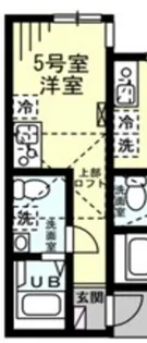 ブライティア横浜鶴見【2階】の間取り