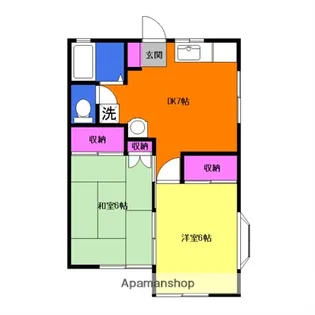 メゾンエマーレ【1階】の間取り