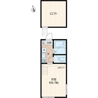 ラコルタ新町【2階】の間取り