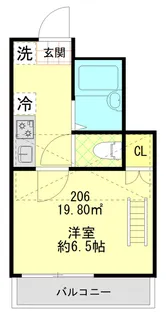 コルモ上大岡【2階】の間取り
