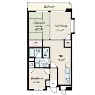 蛍田マンション【3階】の間取り