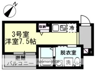 ベイルーム横浜生麦【1階】の間取り