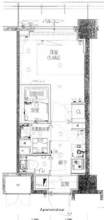 ハーモニーレジデンス武蔵小杉002【5階】の間取り