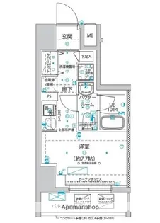クラリッサ横浜ベーネ【5階】の間取り