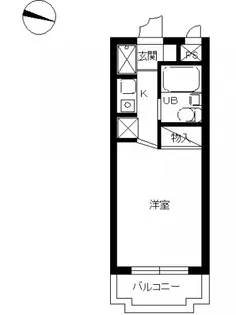 スカイコート横浜大口第2【306号室号室】の間取り