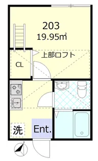 アンダンテ鶴ヶ峰【2階】の間取り