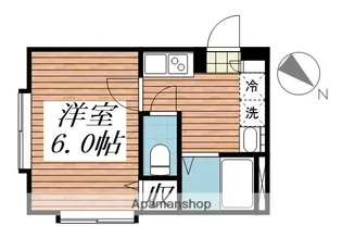 プランシュ綱島【1階】の間取り