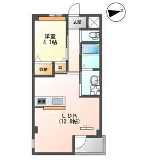 プルメリア【5階】の間取り