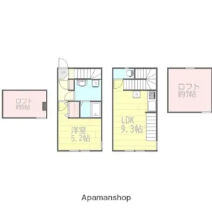 セレステ長津田【1階】の間取り