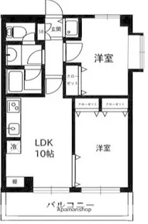 COM’Sー1【2階】の間取り
