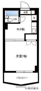 厚木メゾンドパンセ【5階】の間取り