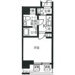 ハーモニーレジデンス新横浜【9階】の間取り