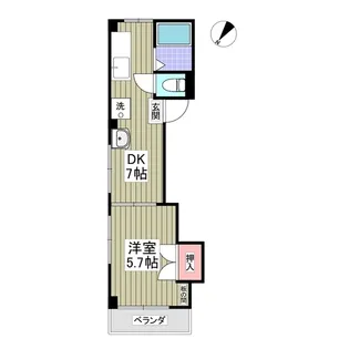 リブレス横浜鶴見【3階】の間取り