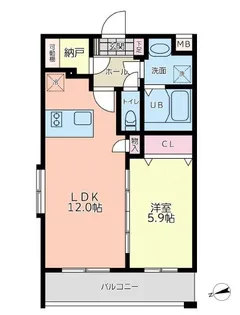 ソイフェリス横浜【306号室】の間取り