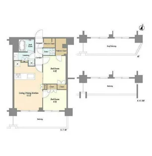 リバーレ鷺沼【9階】の間取り