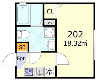 グランドヒル鶴見市場【2階】の間取り