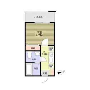 Α(アルファ) PARKS EAST【2階】の間取り