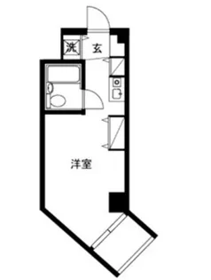 コスモハイム元住吉【5階】の間取り