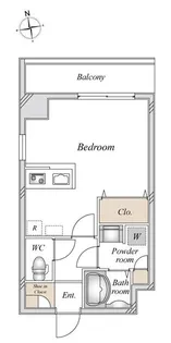 LOC’S YOKOHAMA BAYSIDE【0601号室】の間取り