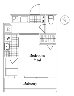 ラフィスタ元町Ⅰ【2階】の間取り