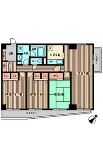 プリヴェ南万騎が原【3階】の間取り