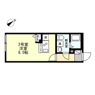 ベイルーム横須賀堀ノ内プレミア【3階】の間取り