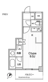 JMFRESIDENCE町田【3階】の間取り
