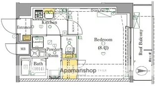 REILIS YOKOHAMAーIDOGAYA AZ【5階】の間取り