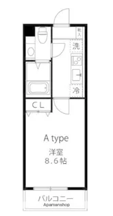 LOC’S SHINYURIGAOKA【2階】の間取り