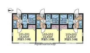 プラナス金沢八景【2階】の間取り