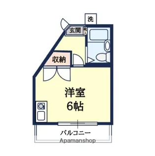 スプリングハイツ金沢文庫【1階】の間取り