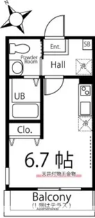 ハーミットクラブハウスソフィア横浜金沢八景【1階】の間取り