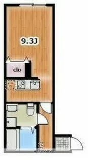 AMBITION永田北【3階】の間取り