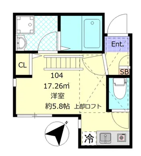ベステージ大船III【1階】の間取り