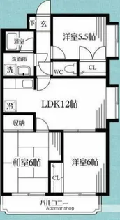 ラフィーネ湘南壱番館【3階】の間取り