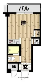 ライオンズマンション関内【8階】の間取り