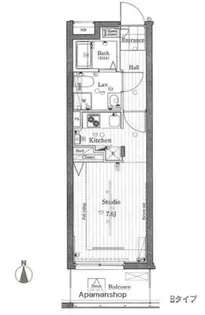 JOYCUBE三ツ沢【4階】の間取り