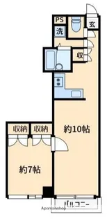 シーズ藤沢善行【3階】の間取り