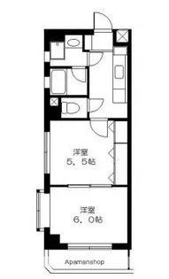 ドエリング東戸塚【4階】の間取り