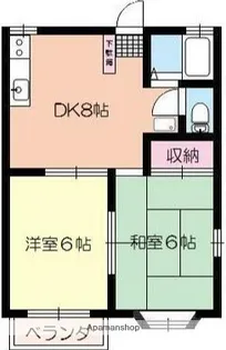ファミーユ鎌倉【2階】の間取り