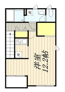 1Rの間取り画像