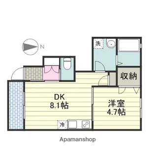 オレンジ・テラス【1階】の間取り