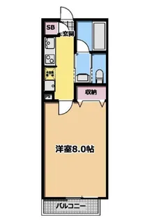 COSTA鵠沼【1階】の間取り