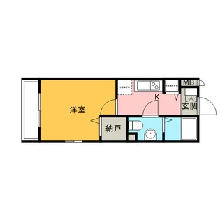 山手ヒルズ 弐番館【1階】の間取り